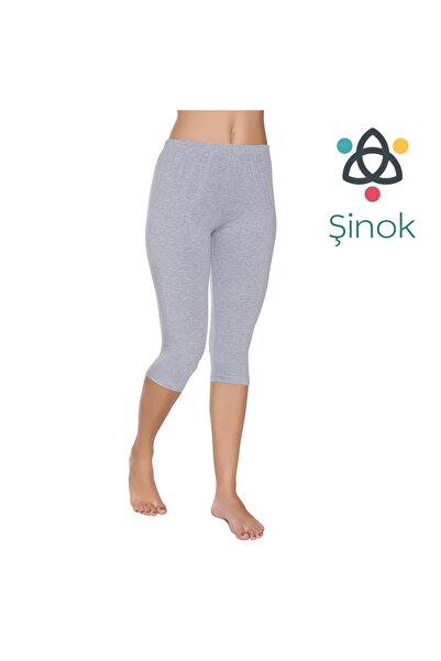 ŞİNOK Women's Lycra Plain Knee Length Leggings with Oversized Size