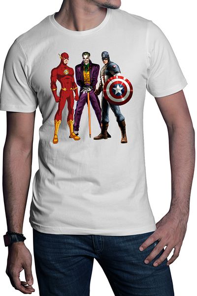 OEM Tricou barbati Captain America Joker Flash Serious Speed Suit