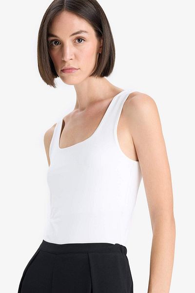 DeFacto Slim Fit Slim Fit Basic Μονόχρωμο Μονόχρωμο Μονόχρωμο Γιακά Μονόχρωμο C2622AX25AU
