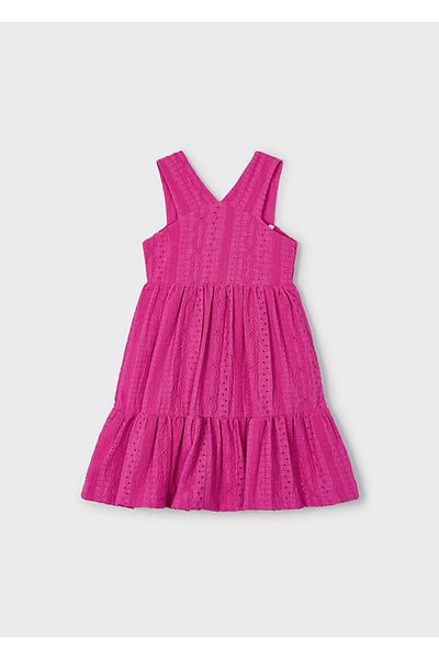 MAYORAL 04-10 Years Girl's Fuchia Dress - Fuchia