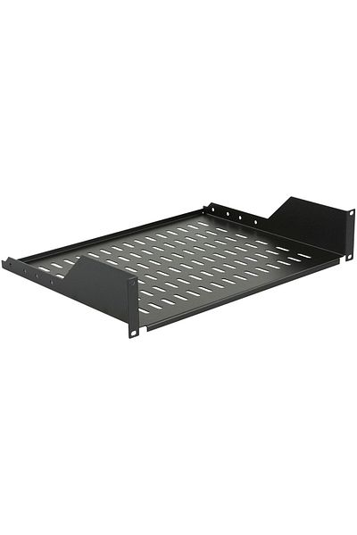 Inna marka Półka montażowa Lanview 2U 19" 350mm do szafy RACK czarna, RAS210BL
