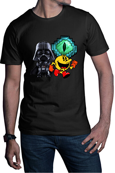 OEM Tricou barbati Pac Man Darth Vader Ender Eye Minecraft