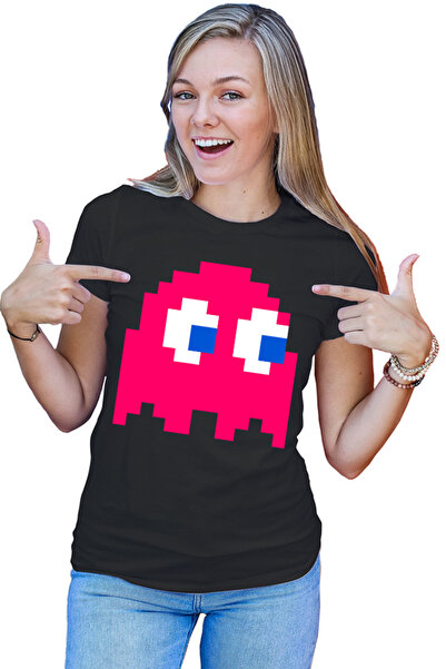 OEM Tricou Femei Pac Man Atari Console Gameplay Enemy Games