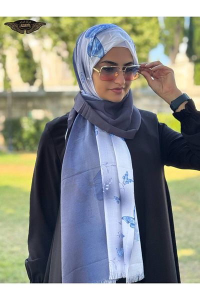 ALDAİR The Pashmina Viscose Fabric Is a Digital Pattern of 110 Grams