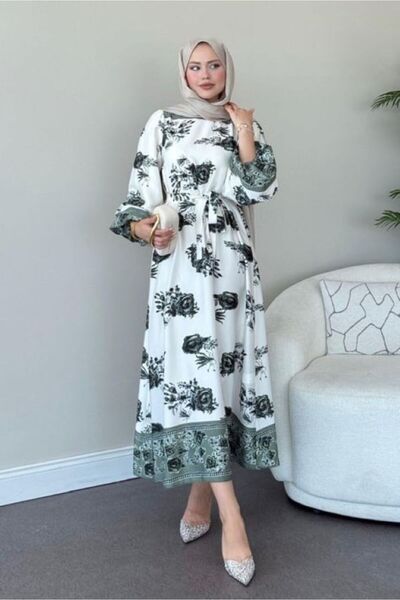 Sezi Moda Giyim Roselin Satin Dress