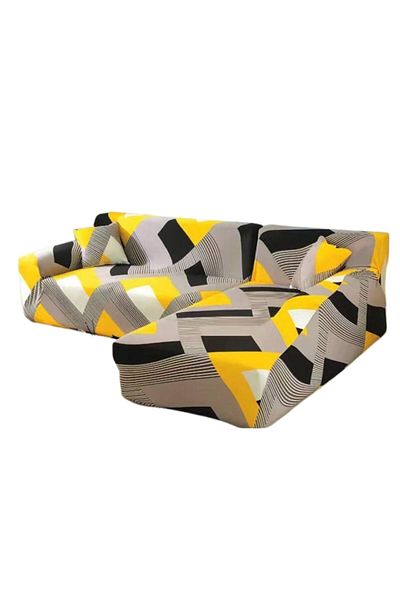 OEM Husă elastică pentru canapea, Comfort, Elastan, 145x185cm/185x230cm, Multicolor M1