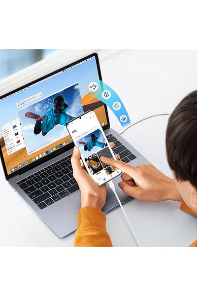 Ugreen Kabel przewód USB-C PD QC 100W 5A 480Mb/s 1m biały