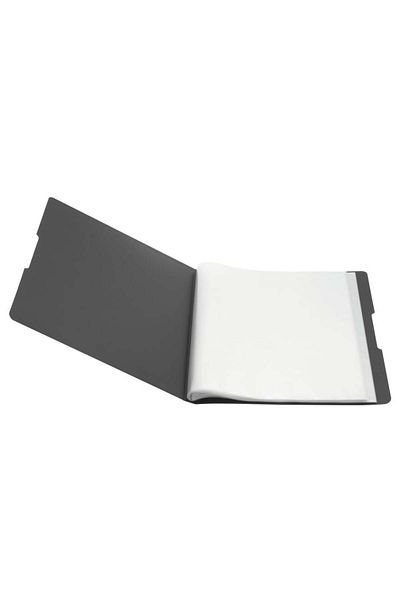Herlitz Dosar de prezentare, format A4, 20 de plicuri, material PP, culoare negru opac