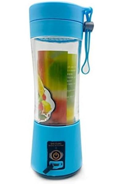 Yuwell YU WELL Portable Blender Cup, Electric USB Juicer Blender, Mini Blender 380ml Sky Blue