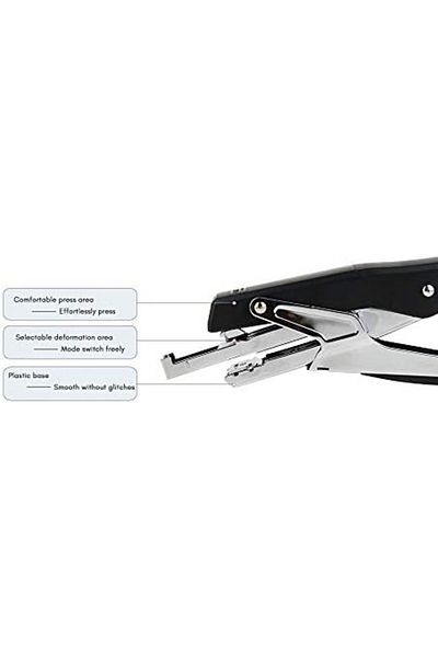 Tianji Deli E0329 Plier Stapler, 30 Sheet Capacity, Assorted