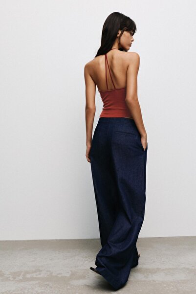 Pull & Bear Halter sırtı askılı üst