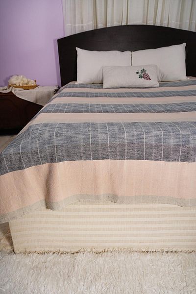Defne&Apollon İpekçilik Natural Line – Handwoven 80% Cotton 20% Linen Double Pique - Mixed Color4