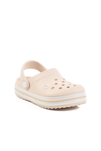 AYAKMOD Ecru Eva Lightweight Unisex Kids Sabo Slippers 214 F