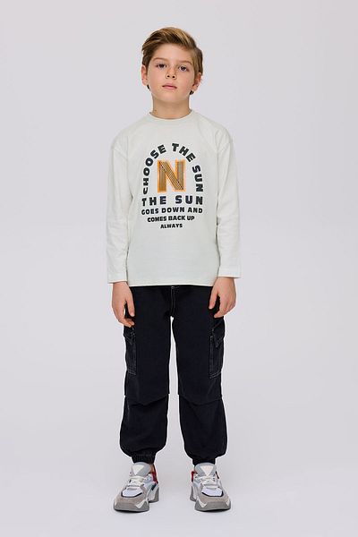 Nebbati Boy Ecru Tshirt