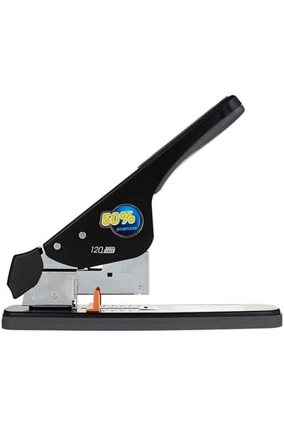 Deli E0484 Heavy Duty Stapler Convenient Low-Staple Indicator