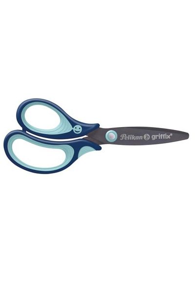 Pelikan Griffix Scissors 15 cm, Material Metal/Plastic, Color Blue, Left-Handed, Bulk