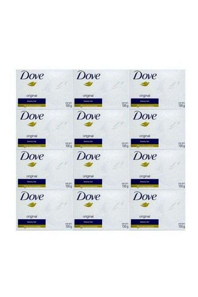 Dove مجموعة صابون الجمال الأبيض ١٢ قطعة ١٣٥ جرام