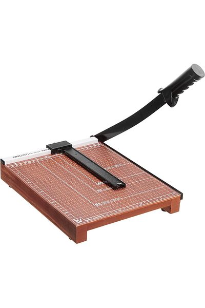 Deli Lever Paper Trimmer, Brown