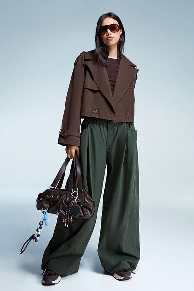 Bershka Short trench jacket