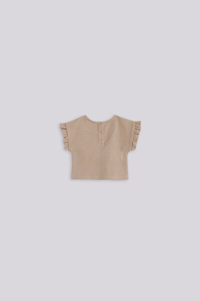 Layette Baby Girl Brown Tshirt