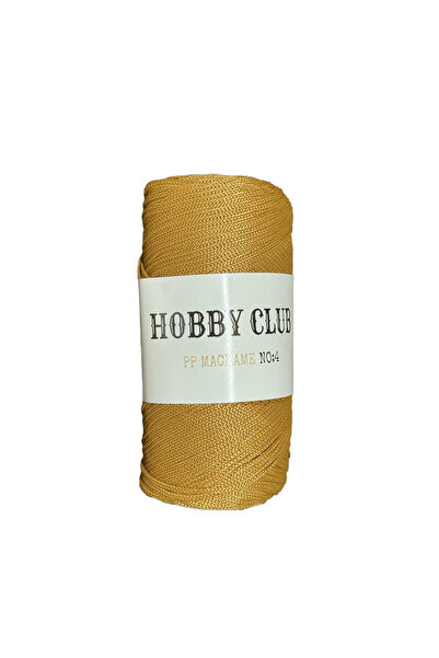 hobby club Poliester Macrame Nr:4 200GR 2mm-044 Bej închis
