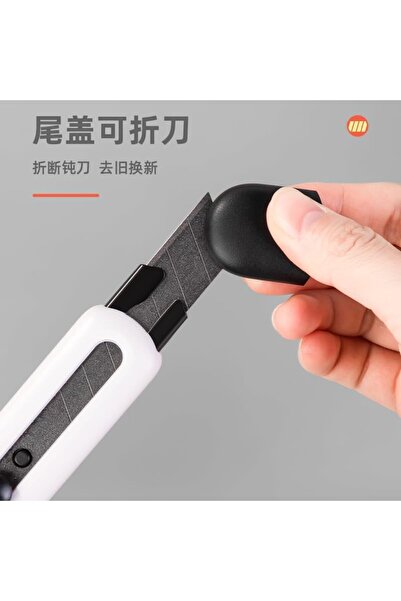 Deli TD501-BK Cutting Knife, 18 mm Size, Black