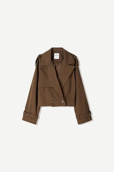 Bershka Short trench jacket