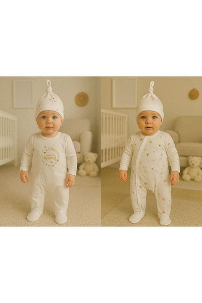 MİNİLOPPOO Boutique Hat 2-Piece Jumpsuit