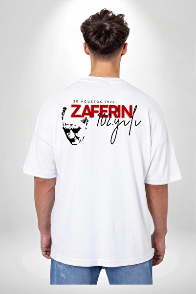 velmorafashion Velmora August 30, Printed T-Shirt - White -