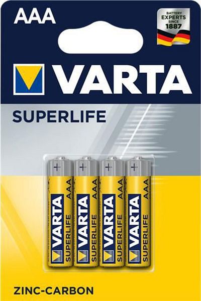 Inna marka Varta Superlife Bateria Alkaliczna AAA Jednorazowa, R03 AAA
