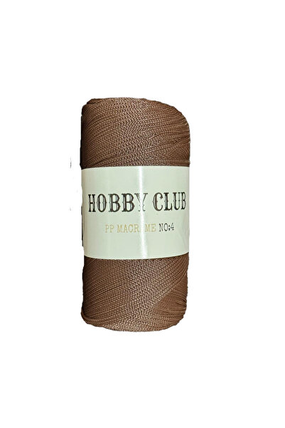 hobby club Полиестер макраме № 4 200GR 2mm-210 тъмно кафе