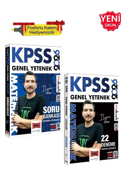 Yargı Yayınları 2026 - KPSS Matematik Tamamı Çözümlü Soru Bankası + Tamamı Çö...