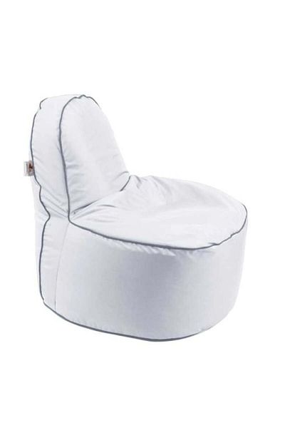 Pufrelax Fotoliu OK Junior, Material impermeabil - Alb