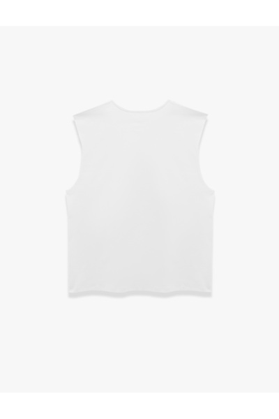 Koton Cotton Crew Neck Basic Sleeveless T-Shirt