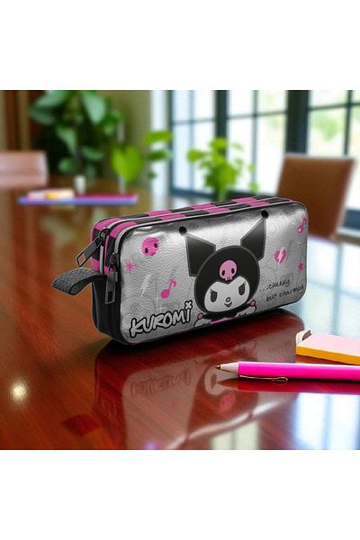 GENC DIJITAL BASKI Kuromi New Season Original Pencil Bag