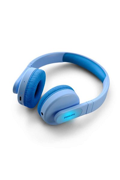 Inna marka Słuchawki Philips nauszne przewodowe i bezprzewodowe USB-C Bluetooth Niebieskie, TAK4206BL/00