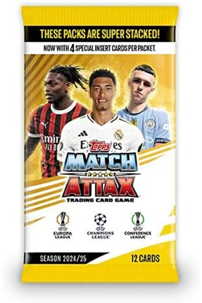 Topps حزمة واحدة من Match Attax 2024/25