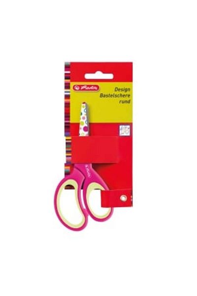 Herlitz Decorative Scissors 13 cm, Material Metal/Plastic, Round Tip, Blister