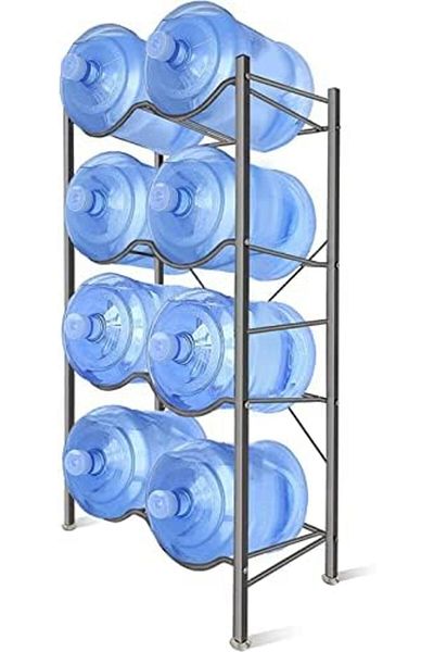 Türkiye Water Bottle Storage Stand 4 Tier, Water Bottle Holder 8 Bottles of 5 Gallons Heavy Duty Water Jug R