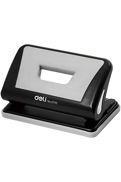 Deli E0103 Two Hole Punch, 10 Sheets Capacity