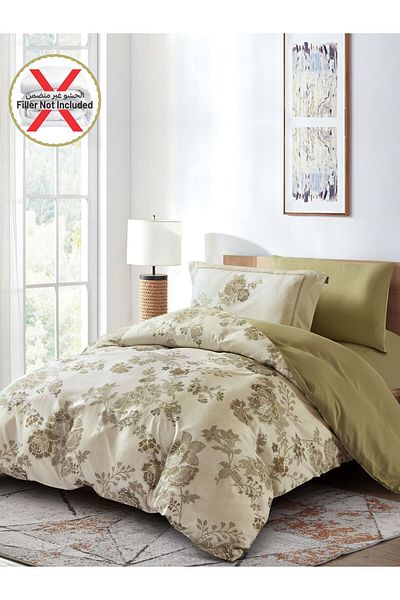 Donetella 4-piece Duvet Cover Set, Queen Size 200 X 230cm, Microfiber, (WITHOUT FILLER)