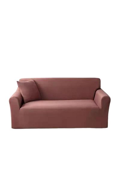 OEM Husă elastică pentru canapea, Comfort Uni, elastan, mărimea M - 2 locuri, 145-185 cm, culoare prună