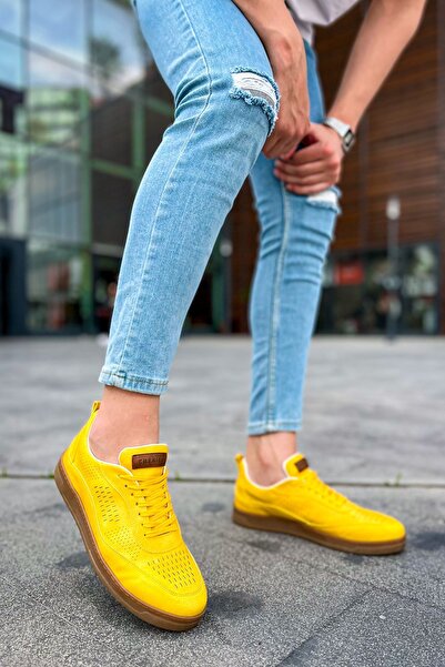 Chekich CH157 CKT Retro Men's Shoes YELLOW