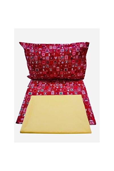 OEM Bed linen, 4 pieces, cotton ranforce with Christmas motifs
