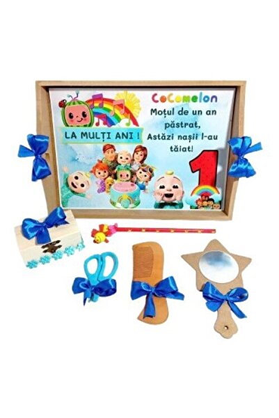 OEM Set tava mot/turta 6 piese, personalizat Cocomelon 2