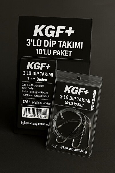 kgf plus Kgf Hunterdepth 3 Rig 10’lu Dip Takımı