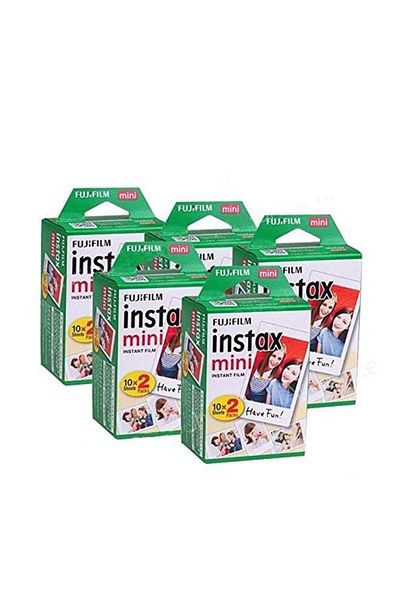 Fujifilm Instax Mini Instant Film, Pack of 5 x 20 Sheets (100 Sheets)