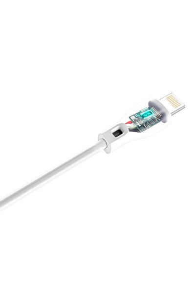 DUDAO Przewód kabel do iPhone USB - Lightning 2.4A 1m biały