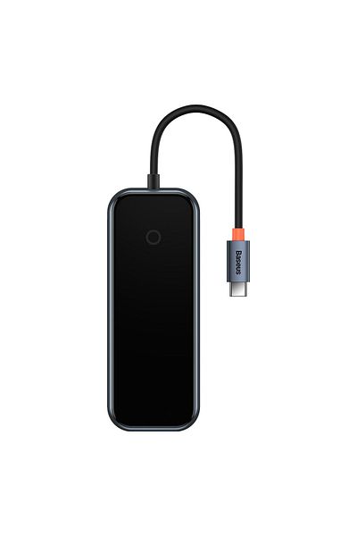 Baseus AcmeJoy HUB 4-portowy USB-C 3xUSB 3.0 ciemnoszary