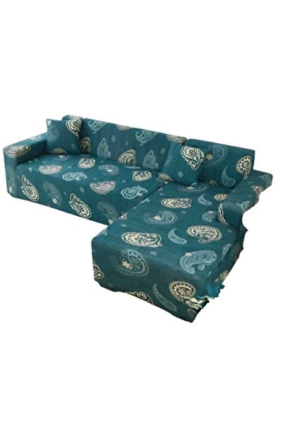 JOJO HOME Ελαστικό Κάλυμμα για Γωνιακό Καναπέ, Jojo Home, Elegant Print, M L,...